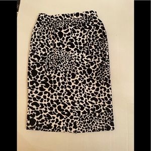 Ricki Freeman for Teri Jon Black and White Leopard